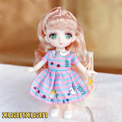 Anime-Inspired 16cm Doll with Movable Joints & Stylish Shoes - ToylandEU