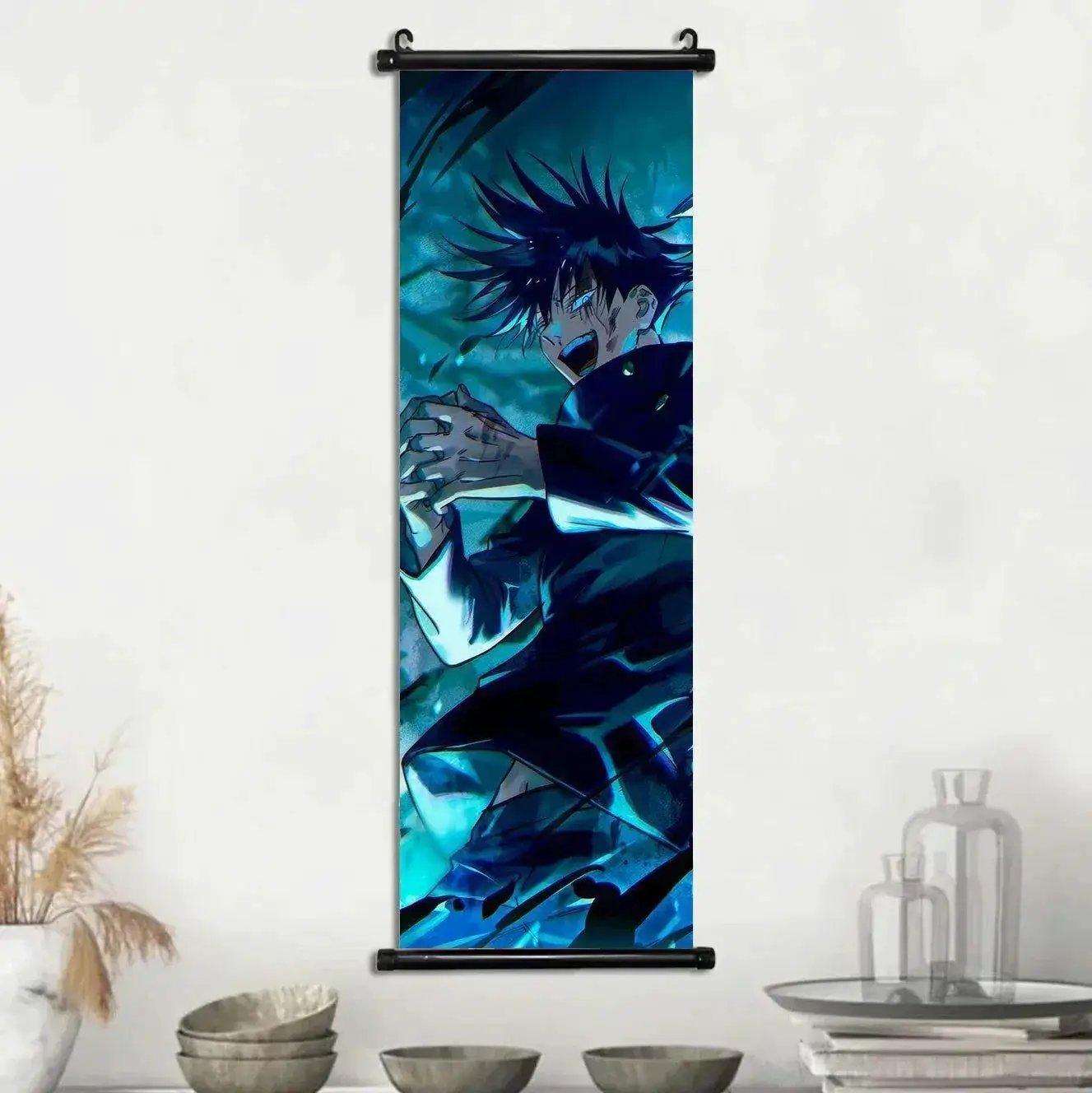  Anime Jujutsu Kaisen, Room Home Decoration Mural Hanging Scroll Print Canvas Poster Decor -  ToylandEU™