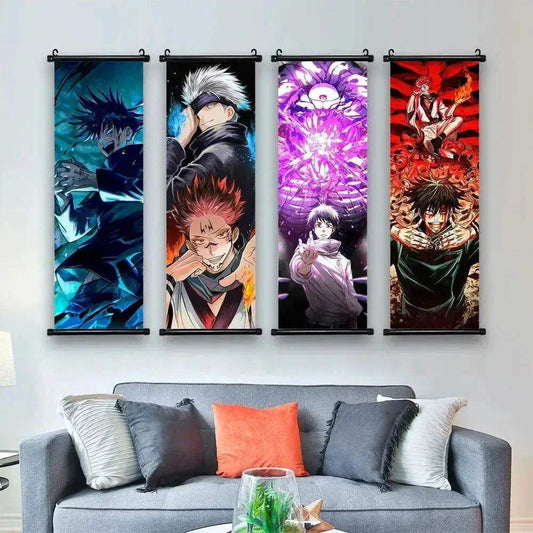 Jujutsu Kaisen Canvas Wall Art Premium Decor For Fans - ToylandEU