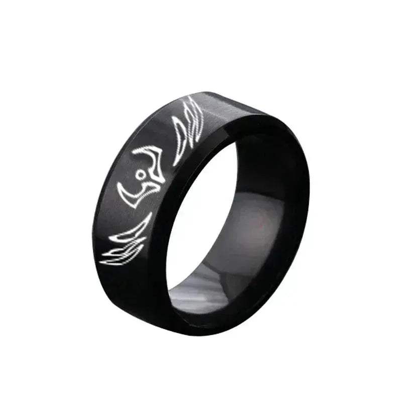 Anime Jujutsu Kaisen Ryomen Sukuna Itadori Yuji Ring Cosplay Stainless Steel Ring Jewelry Accessories - ToylandEU