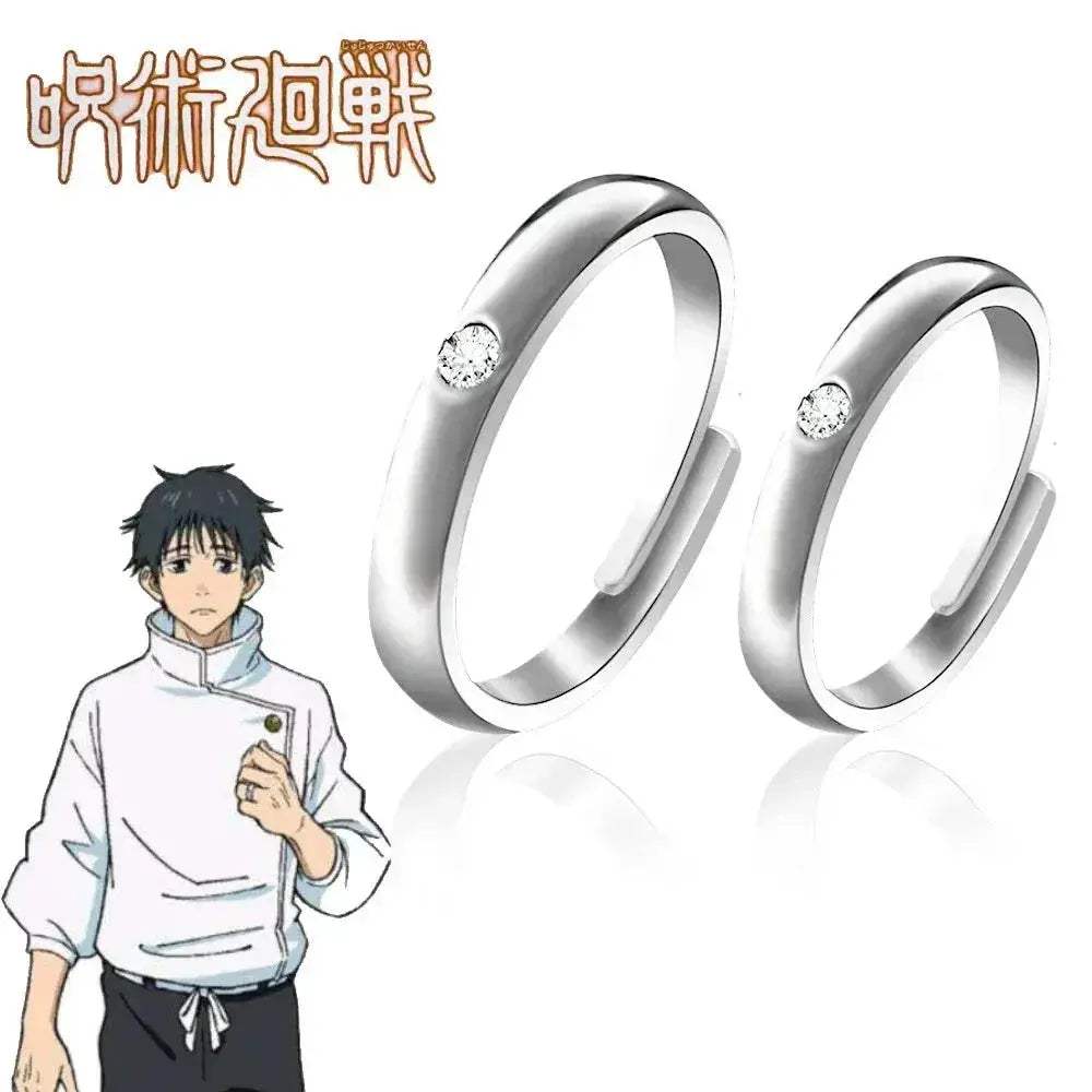 Anime Jujutsu Kaisen Yuta Okkotsu Adjustable Stainless Steel Rings Cosplay Jewelry Accessories - ToylandEU