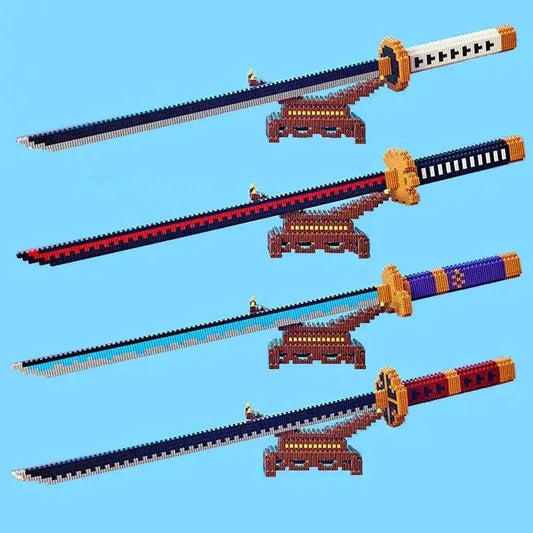  Anime Katana Building Blocks For Collectors Decor Set -  ToylandEU™