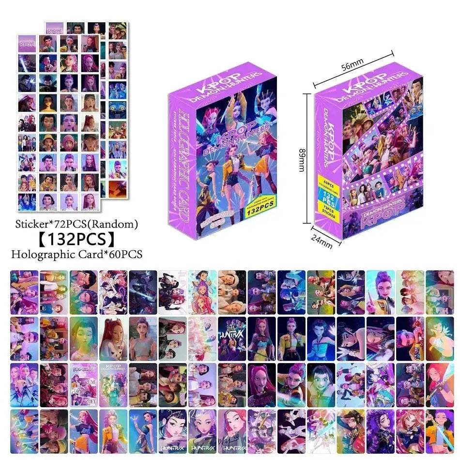 Anime Kpop Devil Hunter Collectible Card Set With Holographic Finish - ToylandEU