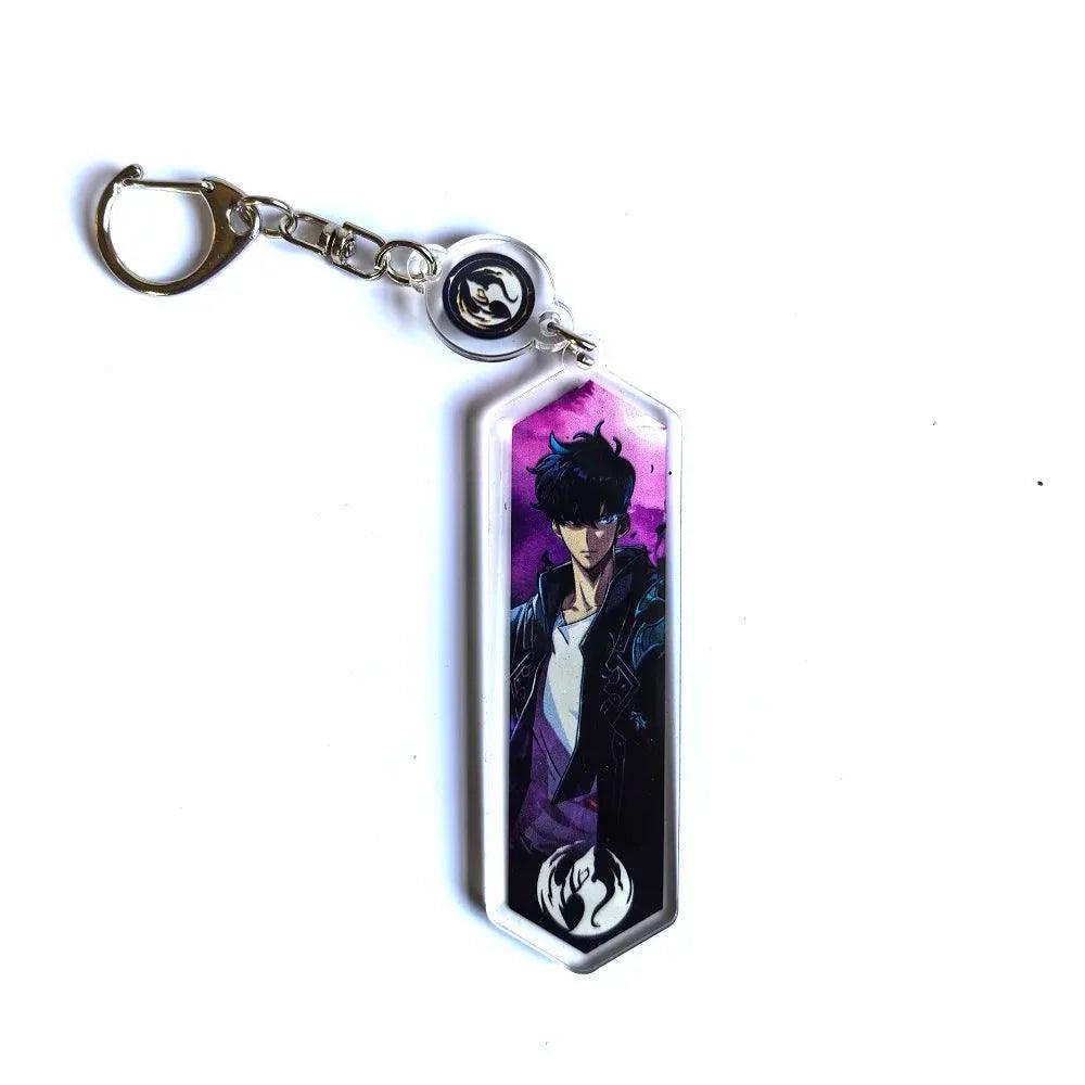 Anime Manwha Solo Leveling Keychain Acrylic Jewelry Knick Knacks for Friend Gift Bag Charms 