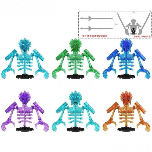  Anime Minifigures: Giant Susanoo Gods Set (6 Pcs) - Custom Naruto Uchiha Building Blocks S3 -  ToylandEU™