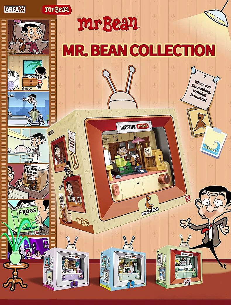 Anime Mr.Bean House Scene Series Building Block Toy Gift - ToylandEU