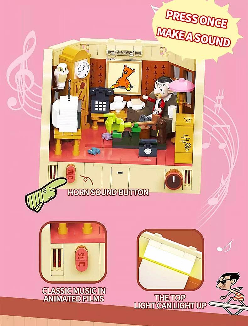 Anime Mr.Bean House Scene Series Building Block Toy Gift - ToylandEU