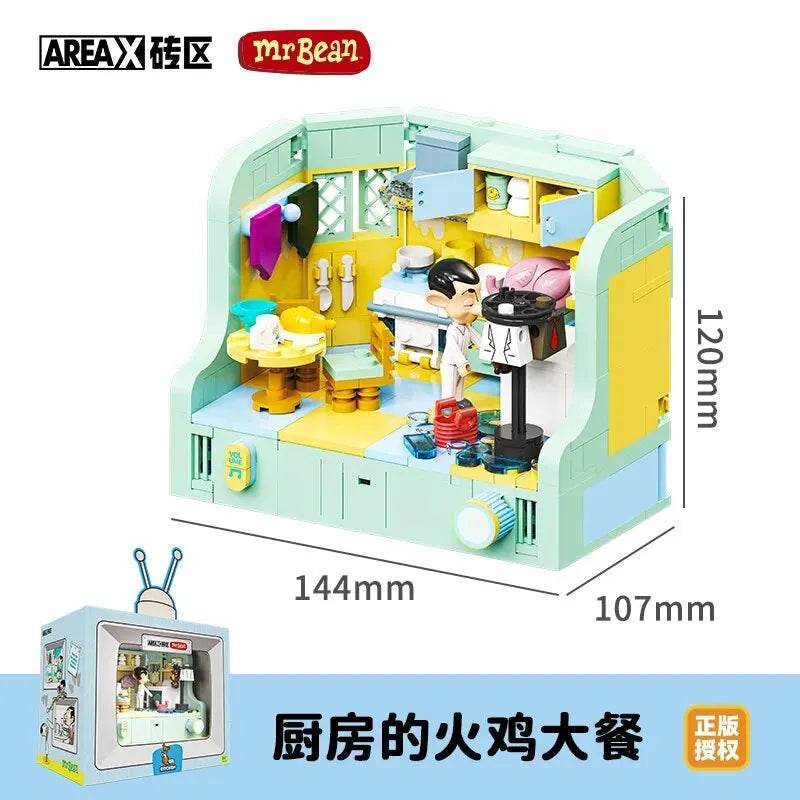 Anime Mr.Bean House Scene Series Building Block Toy Gift - ToylandEU