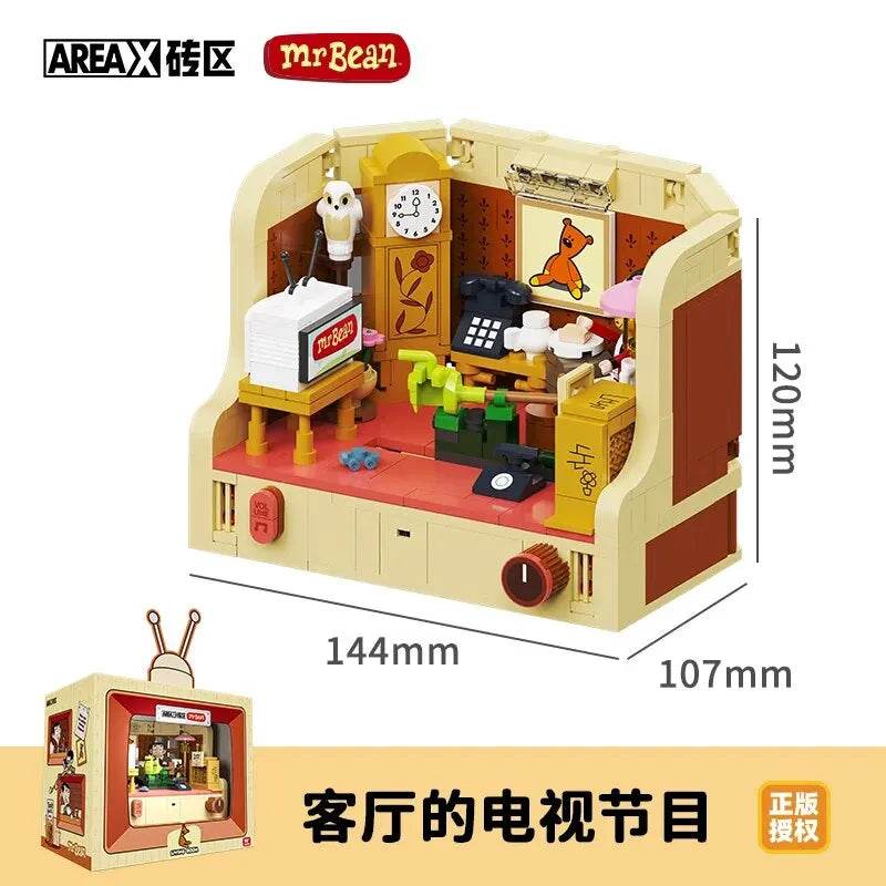 Anime Mr.Bean House Scene Series Building Block Toy Gift - ToylandEU