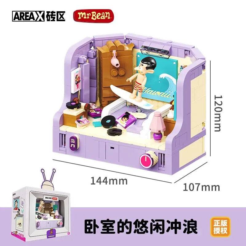 Anime Mr.Bean House Scene Series Building Block Toy Gift - ToylandEU
