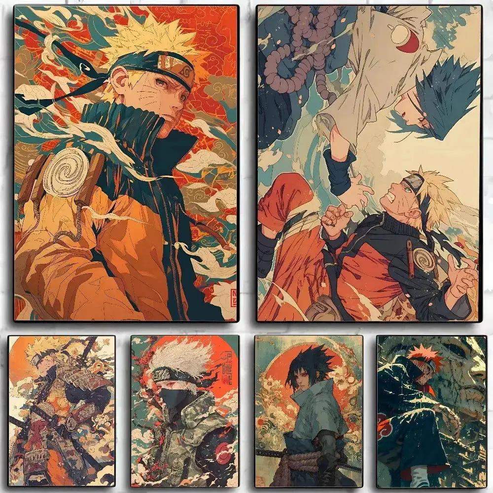 Naruto Anime Posters Wall Art For Home Decor Vibrant Colors - ToylandEU