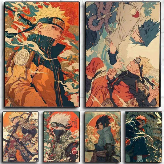 Naruto Anime Posters Wall Art For Home Decor Vibrant Colors - ToylandEU