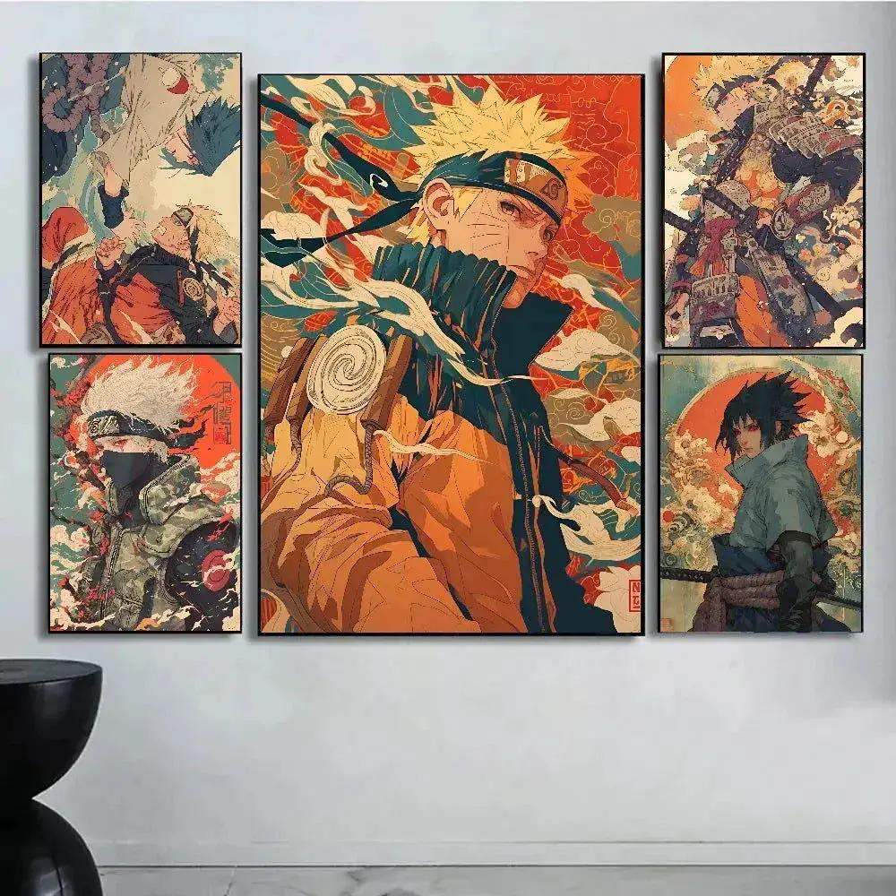 Naruto Anime Posters Wall Art For Home Decor Vibrant Colors - ToylandEU