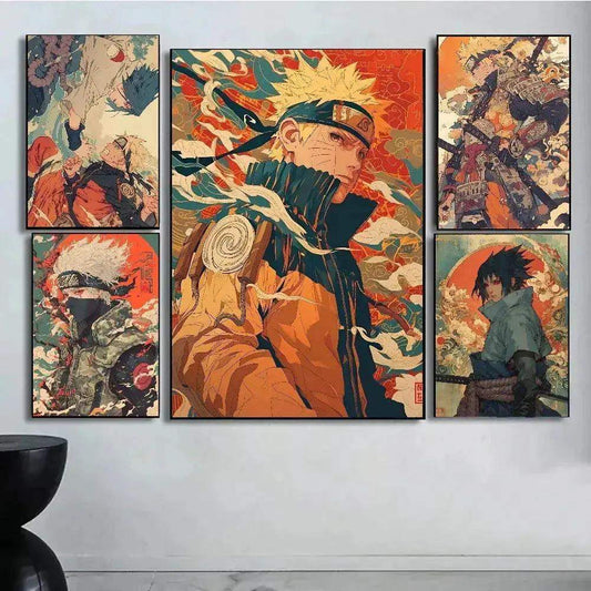 Naruto Anime Posters Wall Art For Home Decor Vibrant Colors - ToylandEU
