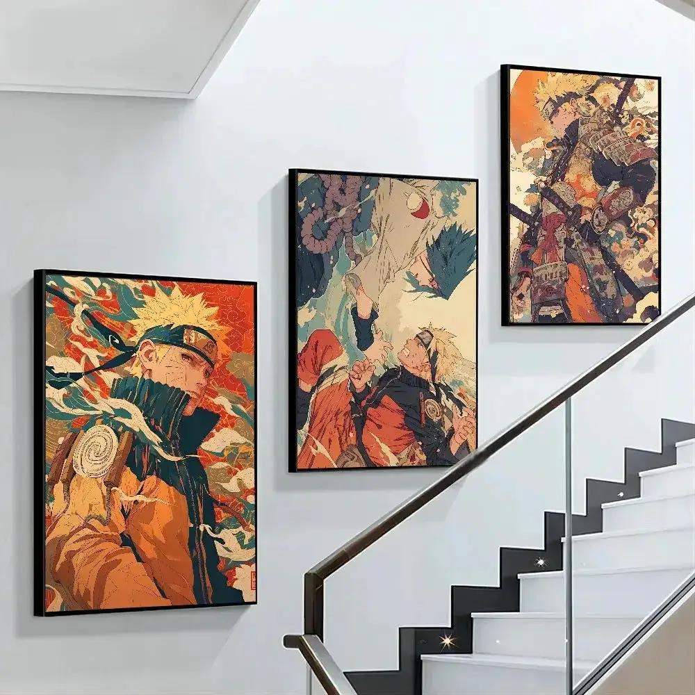 Naruto Anime Posters Wall Art For Home Decor Vibrant Colors - ToylandEU