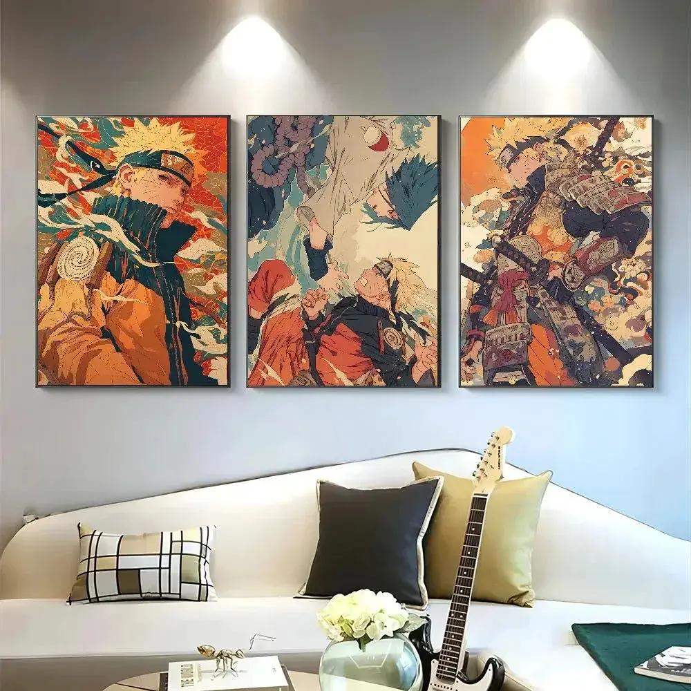 Naruto Anime Posters Wall Art For Home Decor Vibrant Colors - ToylandEU