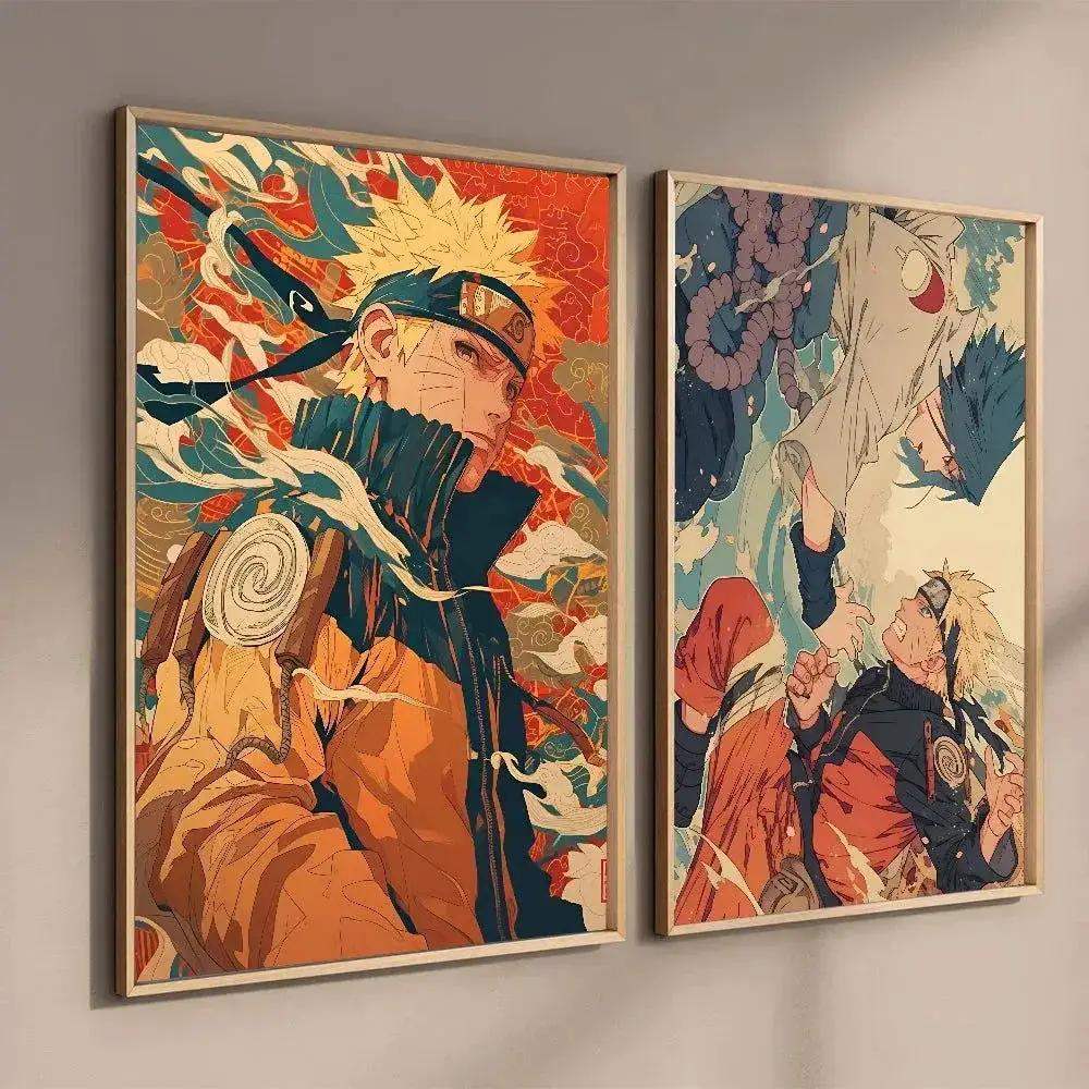 Naruto Anime Posters Wall Art For Home Decor Vibrant Colors - ToylandEU