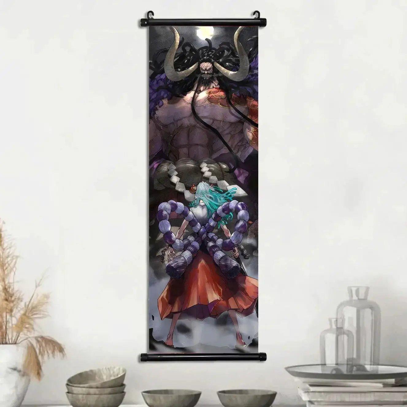  Anime ONE PIECE Poster Scrolls Wall Art, Sanji Roronoa Zoro Luffy Nami Canvas Prints Kids Room Decoration Hanging Scrolls -  ToylandEU™