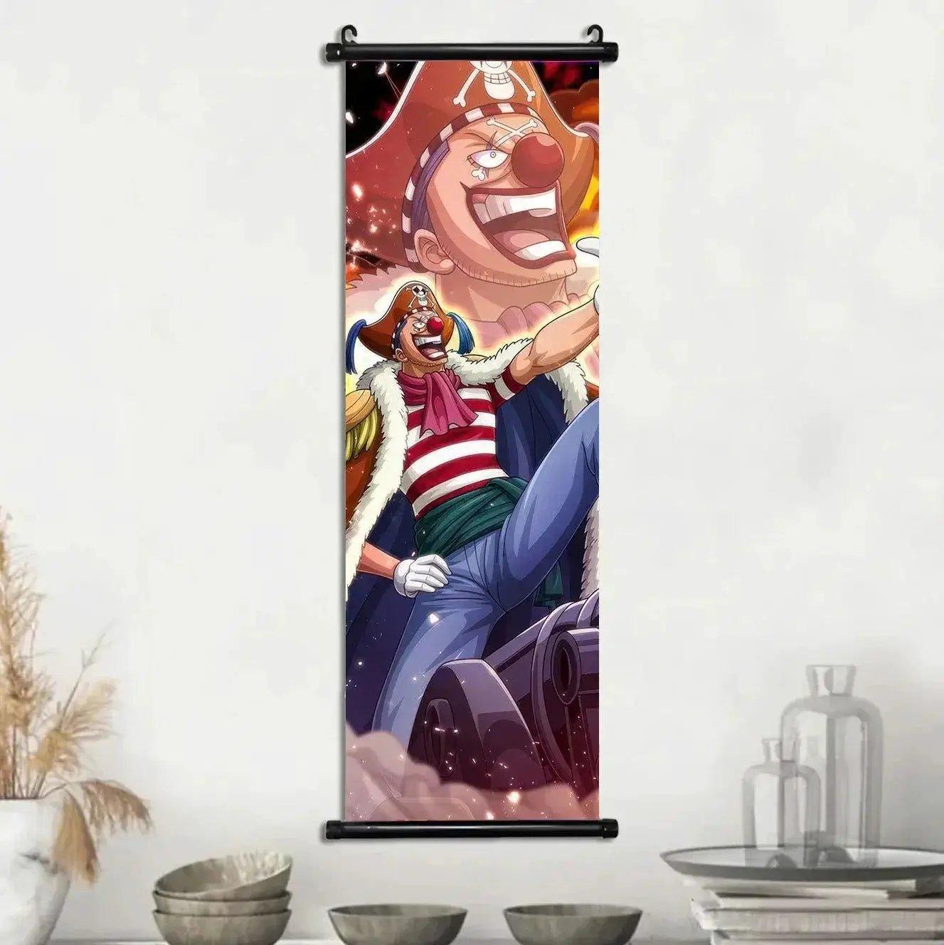  Anime ONE PIECE Poster Scrolls Wall Art, Sanji Roronoa Zoro Luffy Nami Canvas Prints Kids Room Decoration Hanging Scrolls -  ToylandEU™