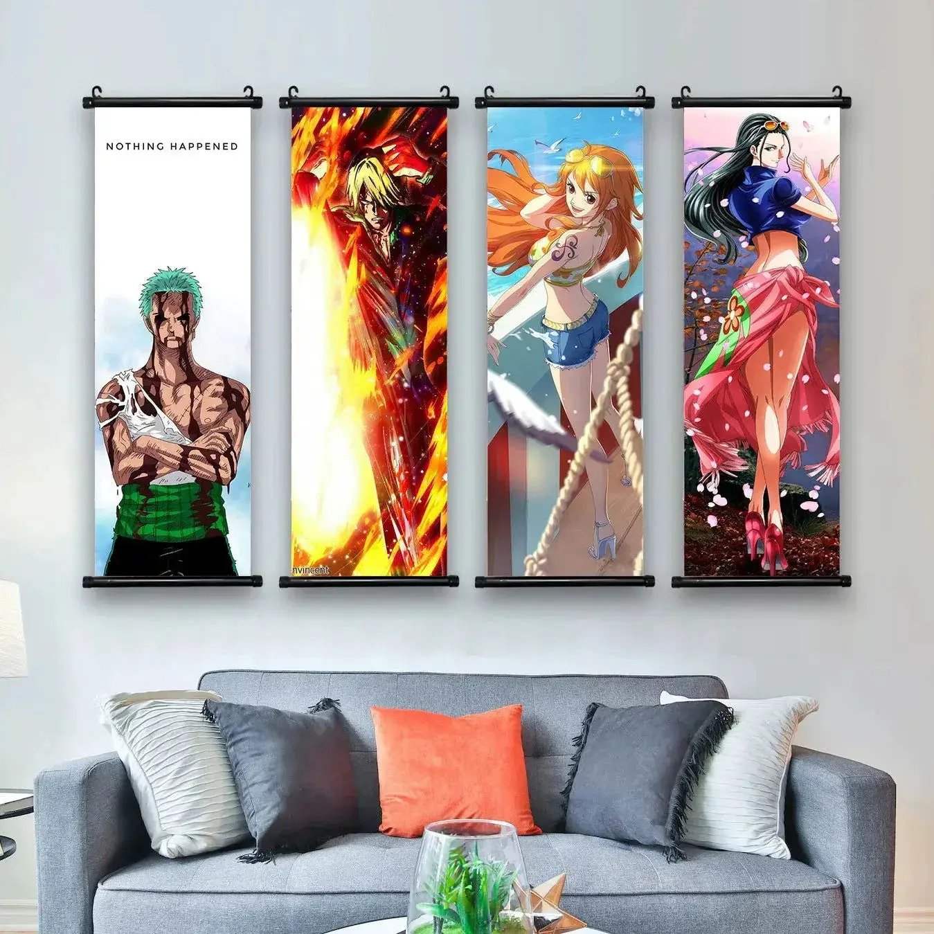 One Piece Canvas Scrolls Premium For Kids Room Decor - ToylandEU