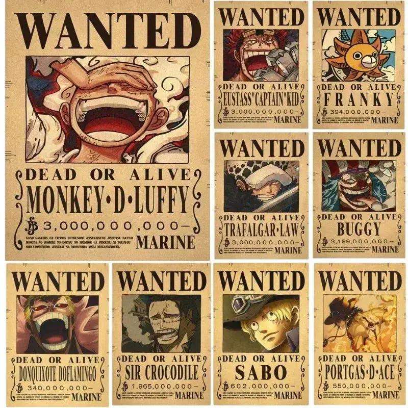 One Piece Gear 5 Luffy Poster Wall Art For Bedroom - ToylandEU