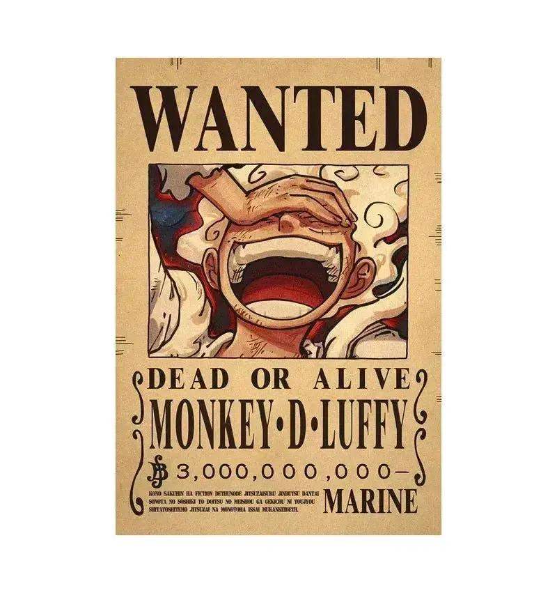 One Piece Gear 5 Luffy Poster Wall Art For Bedroom - ToylandEU