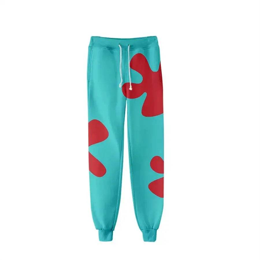 Anime Patrick Star 3D Joggers Sweatpants For Everyday Comfort - ToylandEU