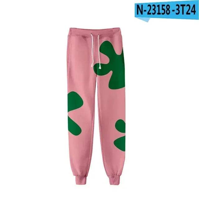 Anime Patrick Star 3D Joggers Sweatpants For Everyday Comfort - ToylandEU