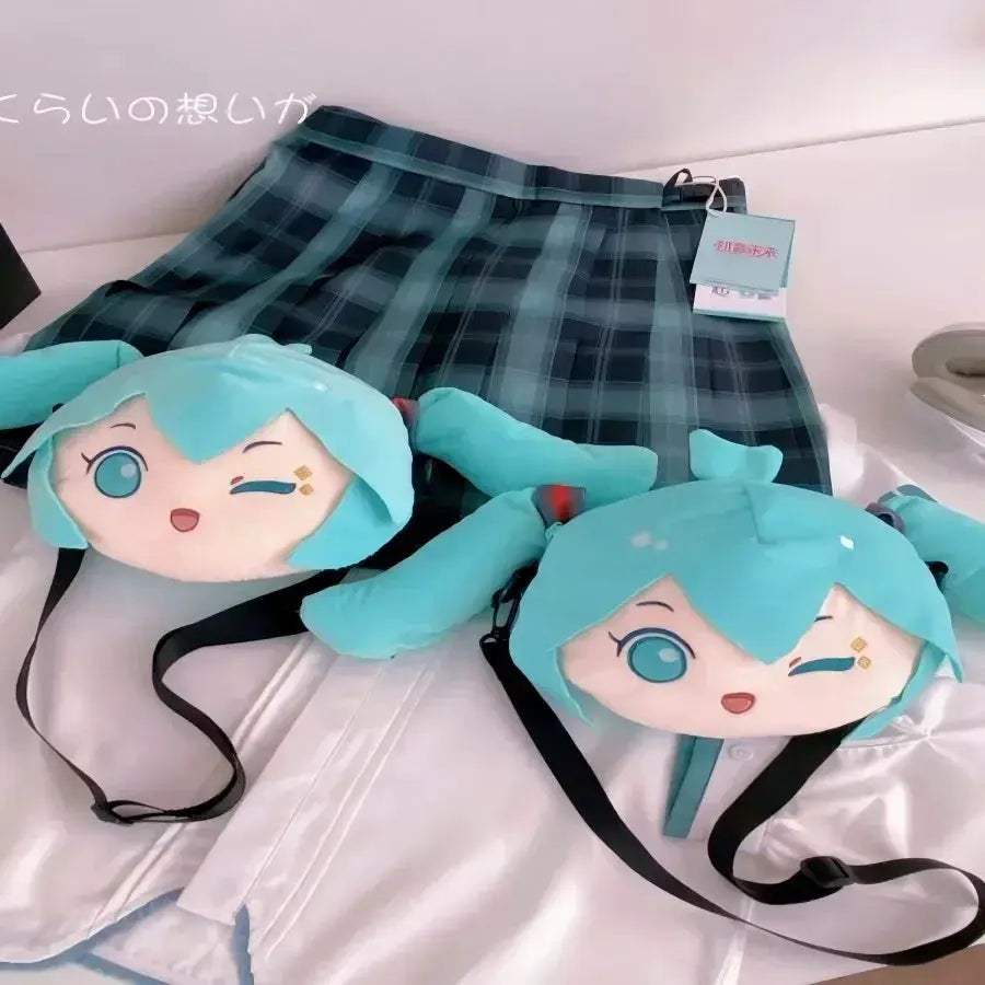 Anime Plush Backpack Hatsune Kawaii Shoulder Bag For Kids - ToylandEU