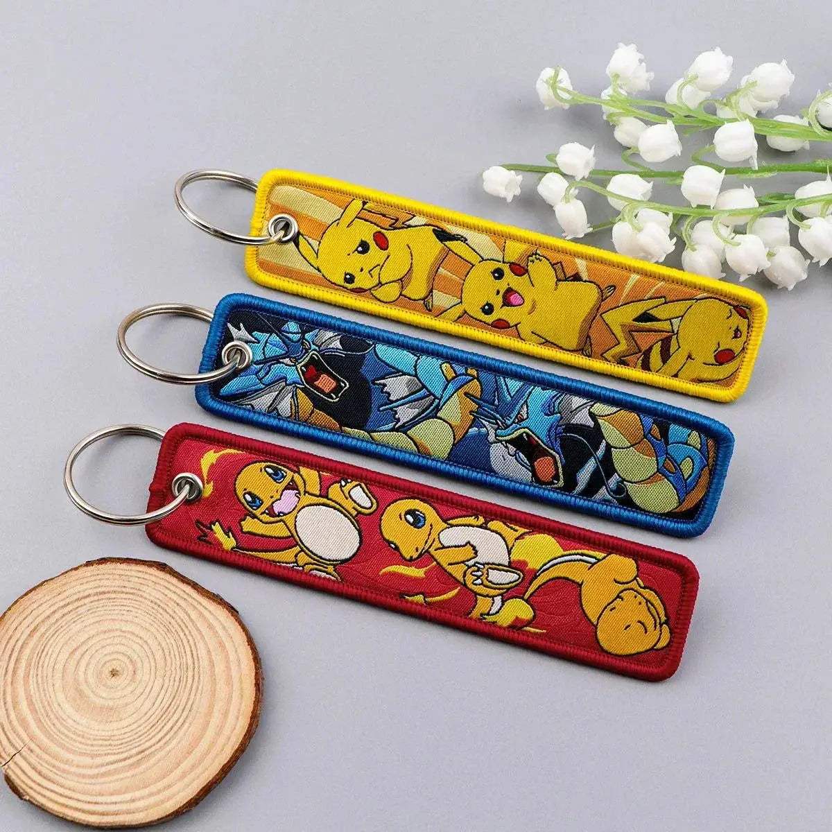 Pokémon Embroidered Keychain For Car Keys And Bags - ToylandEU