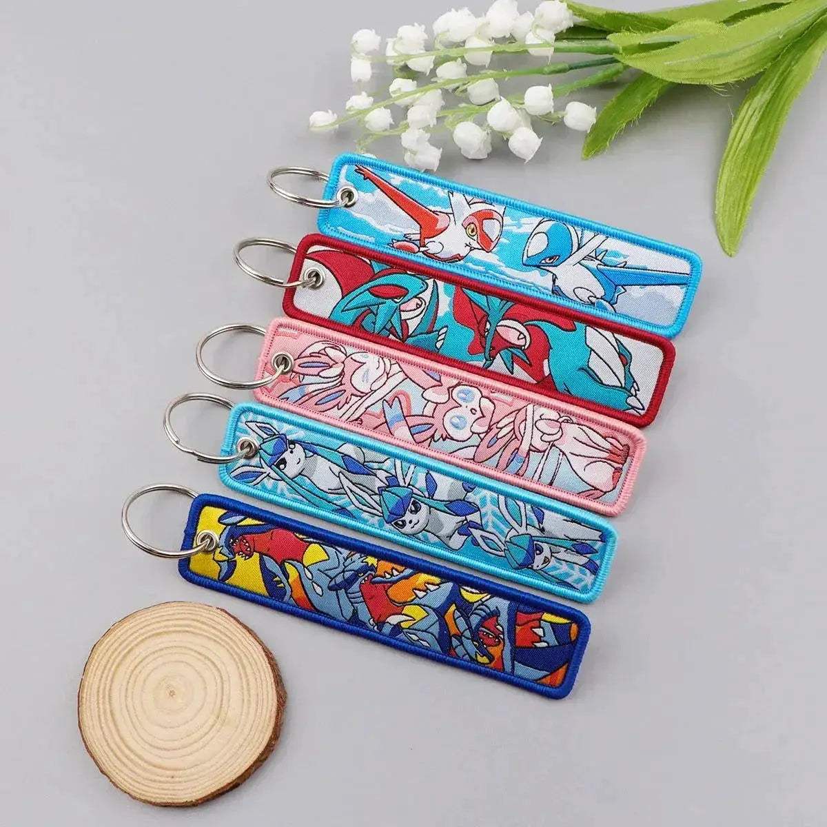 Pokémon Embroidered Keychain For Car Keys And Bags - ToylandEU