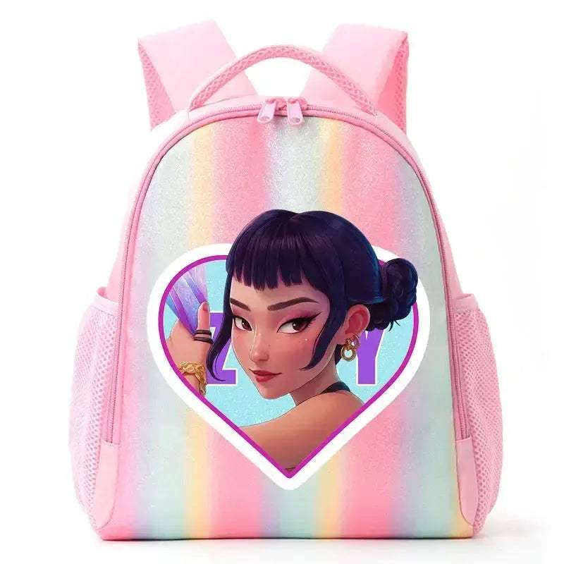 Anime Rainbow Backpack With Demon Hunters Design For Students - ToylandEU