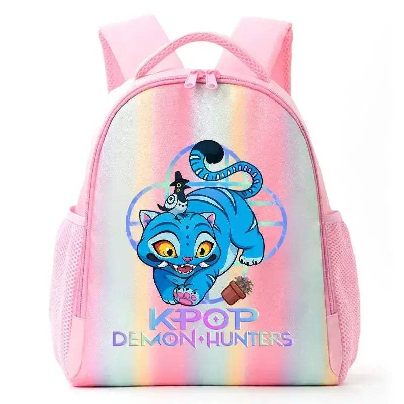 Anime Rainbow Backpack With Demon Hunters Design For Students - ToylandEU