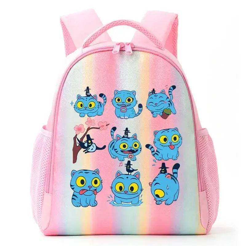 Anime Rainbow Backpack With Demon Hunters Design For Students - ToylandEU
