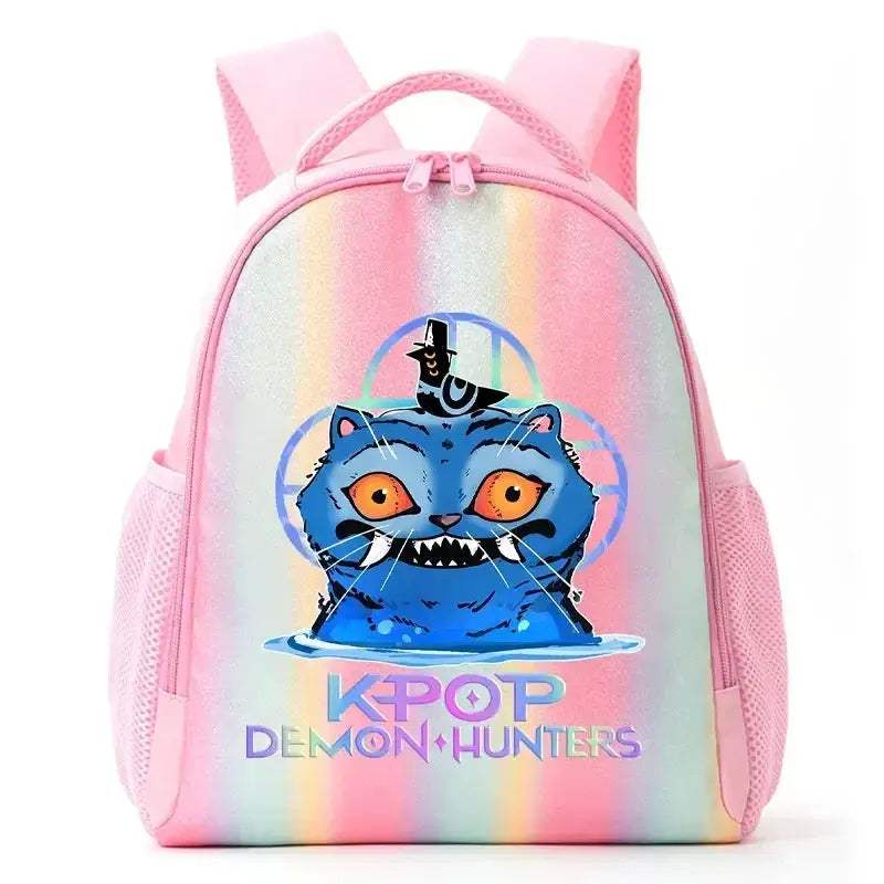 Anime Rainbow Backpack With Demon Hunters Design For Students - ToylandEU