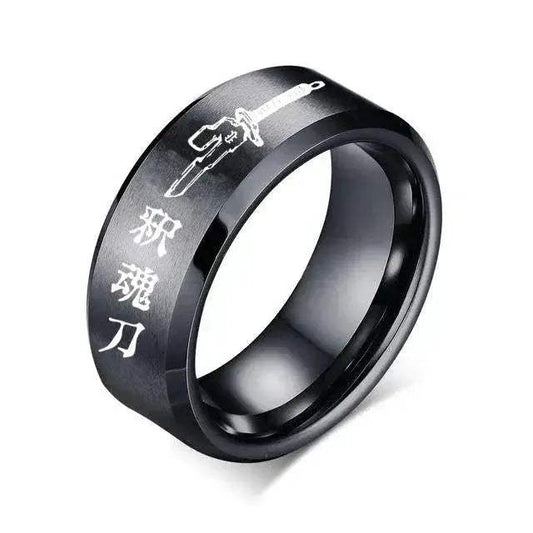 Anime Ring Toji Fushiguro Cosplay Unisex Stainless Steel Ring Jewelry Accessories - ToylandEU