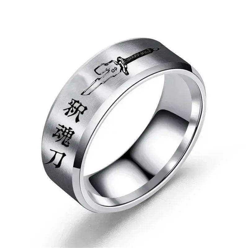 Anime Ring Toji Fushiguro Cosplay Unisex Stainless Steel Ring Jewelry Accessories - ToylandEU