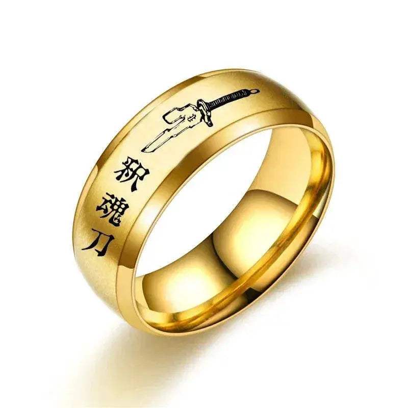 Anime Ring Toji Fushiguro Cosplay Unisex Stainless Steel Ring Jewelry Accessories - ToylandEU