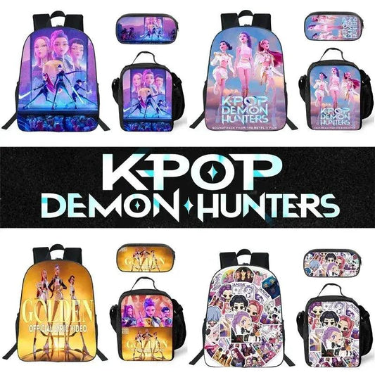  Anime School Backpack Three Piece Set With Lunch Bag -  ToylandEU™