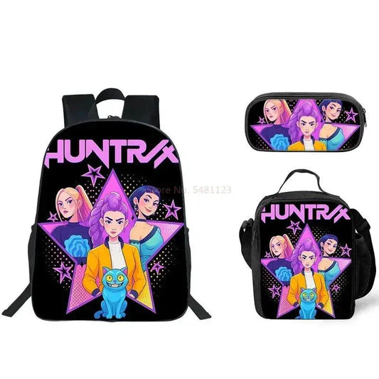  Anime School Backpack Three Piece Set With Lunch Bag -  ToylandEU™