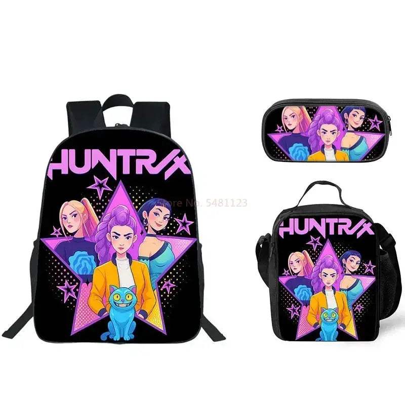 Anime School Backpack Three Piece Set With Lunch Bag - ToylandEU