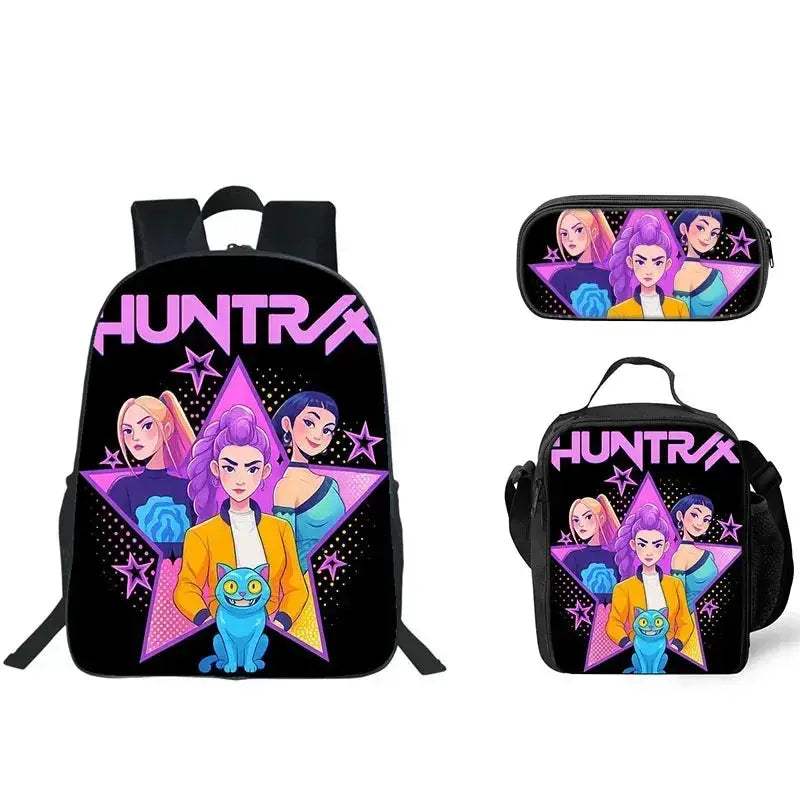 Anime School Backpack Three Piece Set With Lunch Bag - ToylandEU