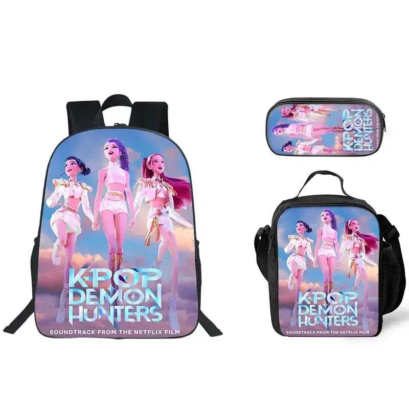 Anime School Backpack Three Piece Set With Lunch Bag - ToylandEU