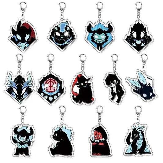 Solo Leveling Acrylic Keychain Durable Shadow Army Design - ToylandEU