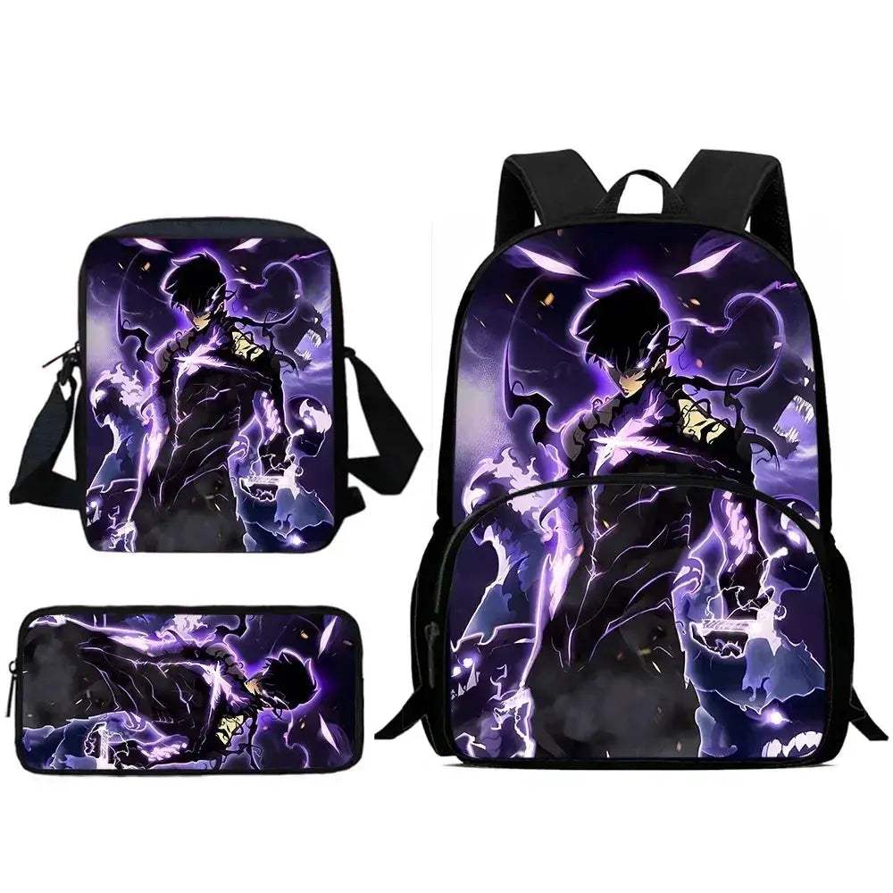 Anime Solo Leveling Kids Backpack With Large Capacity - ToylandEU