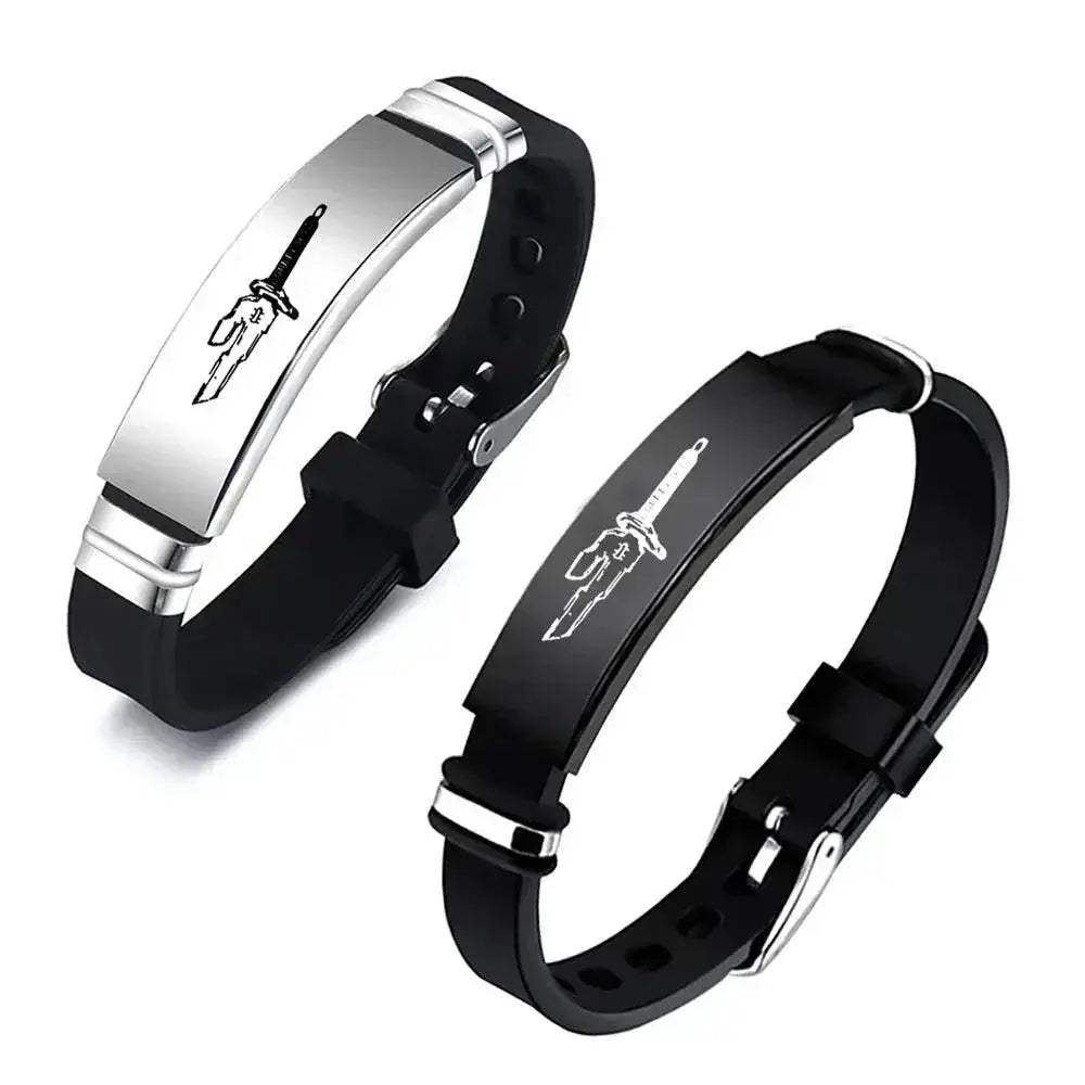 Anime Stainless Steel Bracelet Jujutsu Kaisen Fushiguro Toji Inverted Spear of Heaven Cosplay - ToylandEU