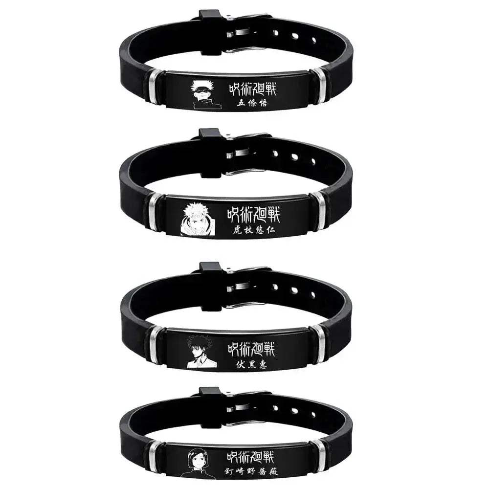 Anime Stainless Steel Bracelet Jujutsu Kaisen Fushiguro Toji Inverted Spear of Heaven Cosplay - ToylandEU