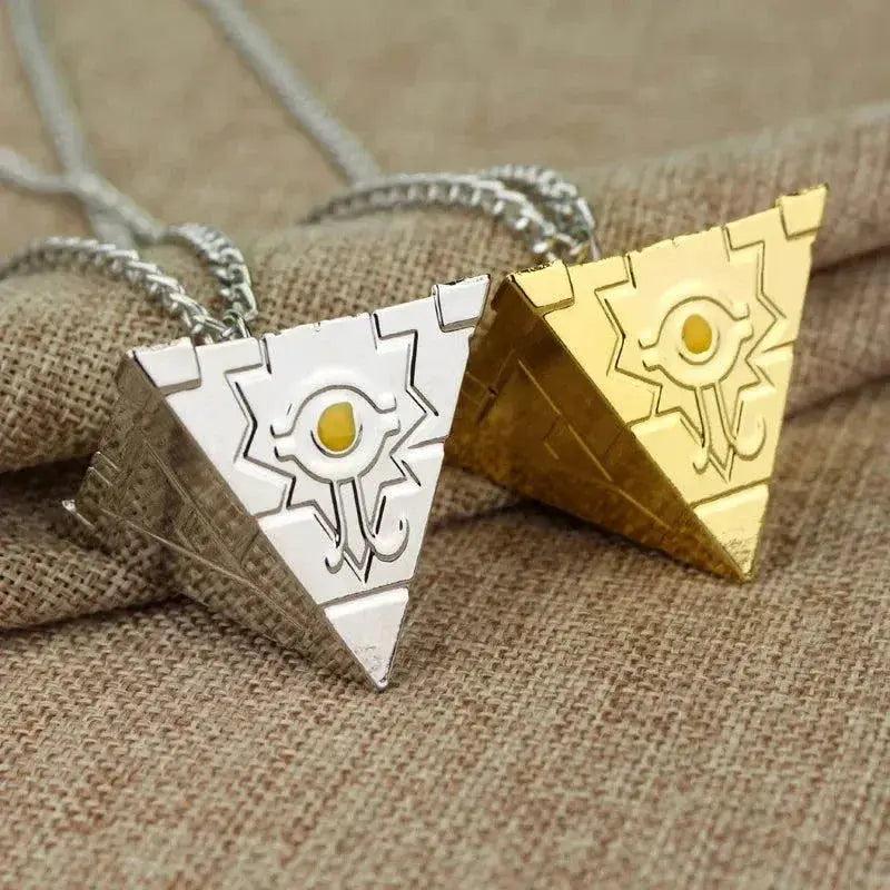  Anime Yu-Gi-Oh Necklace Yugi Muto Millennium Puzzle Millennium Ring Necklace for Fans Jewelry Gift -  ToylandEU™