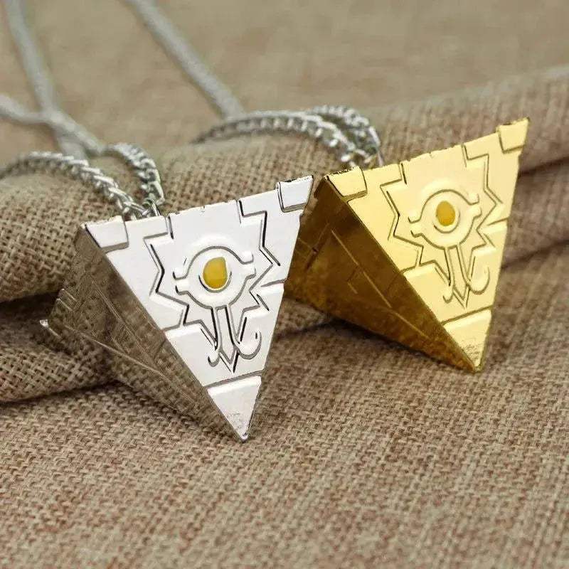Anime Yu-Gi-Oh Necklace Yugi Muto Millennium Puzzle Millennium Ring Necklace for Fans Jewelry Gift - ToylandEU