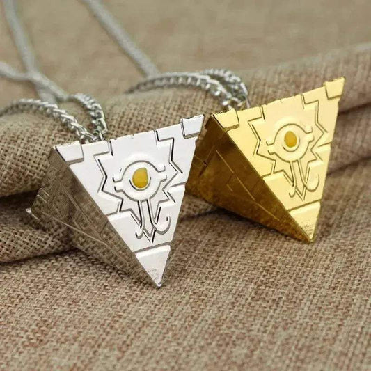 Anime Yu-Gi-Oh Necklace Yugi Muto Millennium Puzzle Millennium Ring Necklace for Fans Jewelry Gift - ToylandEU